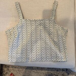 Camisole top. . Perfect condition. Soft ribbed surface and zipper in the back.